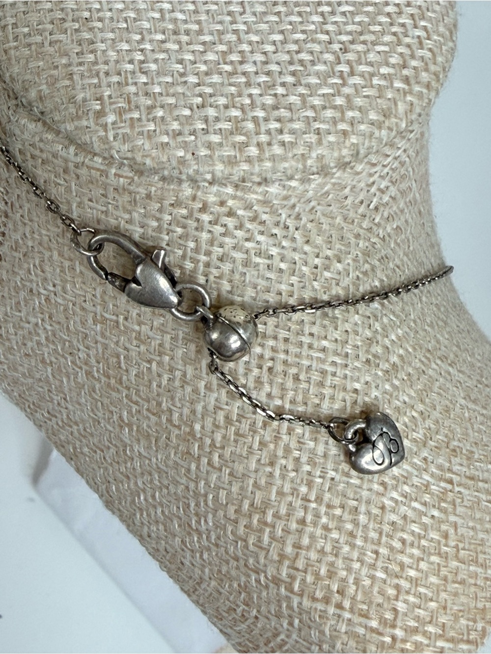 Brighton St. Michel Cross Necklace silver tone multi-color stones crystals - Picture 4 of 5